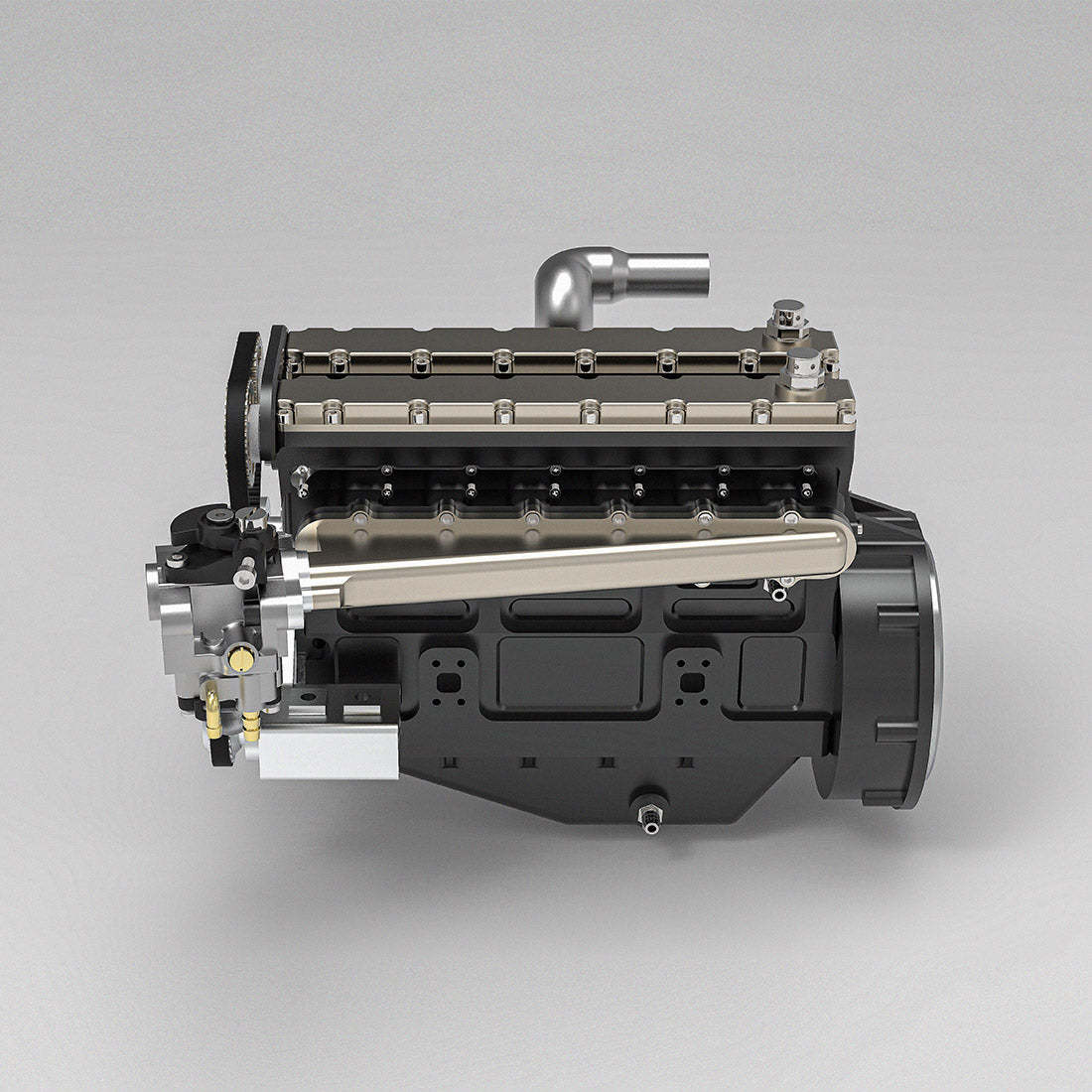  GS-L6 1/5 Scale 28CC Inline 6-Cylinder DOHC 4-Stroke Water-Cooled Gasoline IC Engine Model