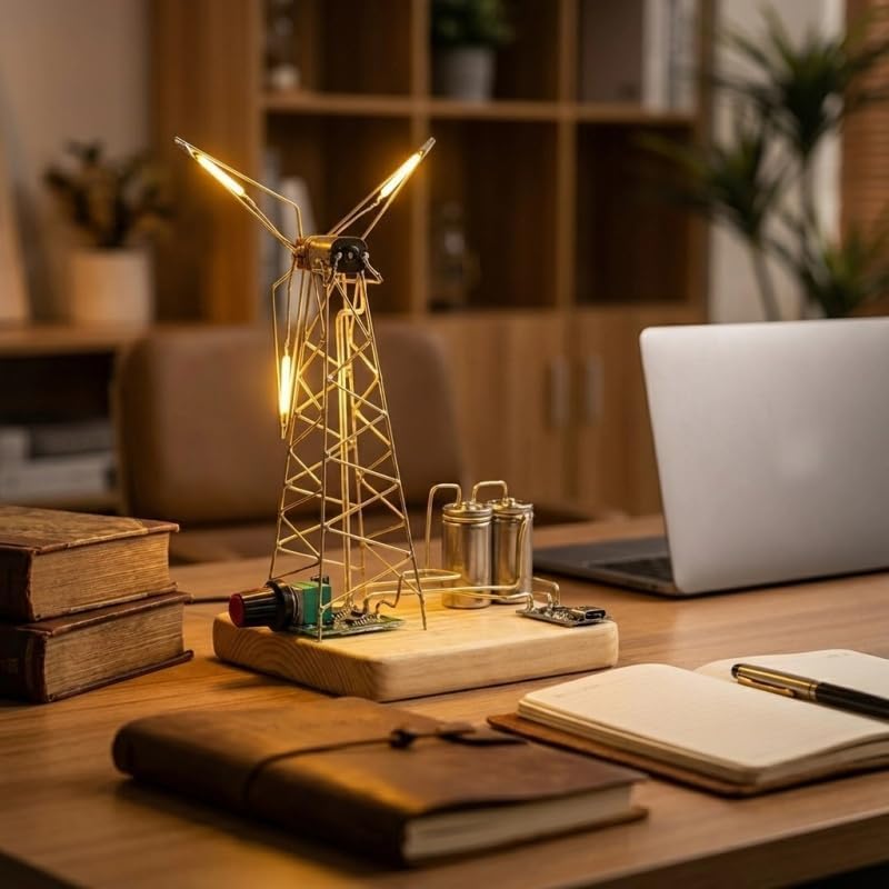 DIY Metal  - Rotatable Creative Desktop Lamp