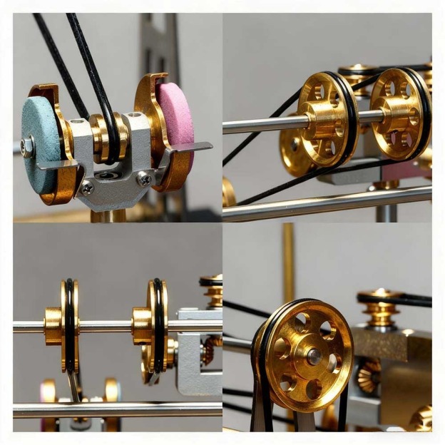 DIY Stationary Steam Mill -03