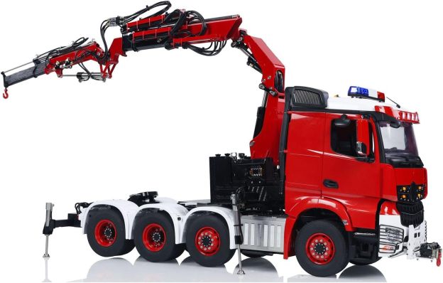 RC HOBBY LESU 8x8 1/14 RC Hydraulic Crane Tractor Truck 