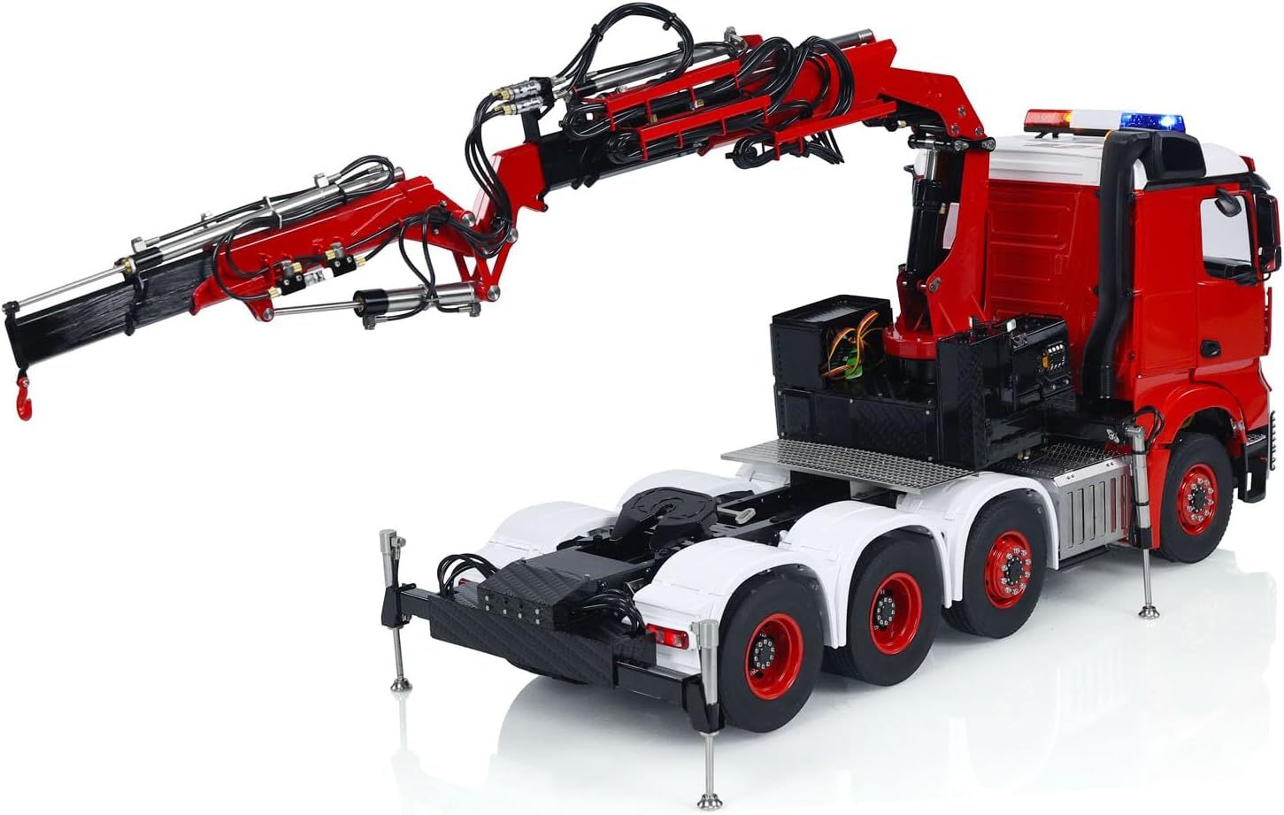 RC HOBBY LESU 8x8 1/14 RC Hydraulic Crane Tractor Truck 