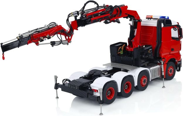 RC HOBBY LESU 8x8 1/14 RC Hydraulic Crane Tractor Truck 