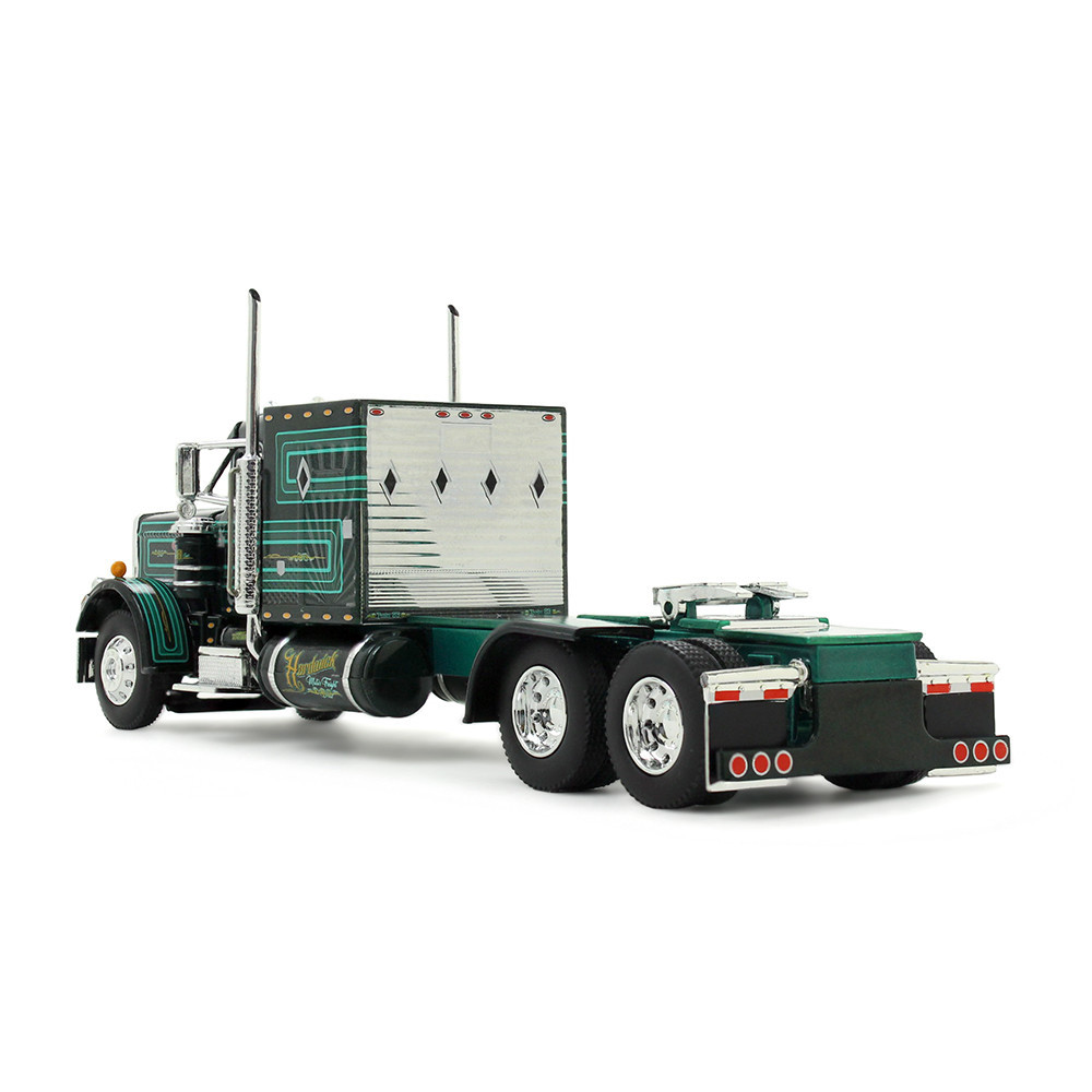 Big Rigs Series II #2: Hardwick Motor Freight Peterbilt Model 359 w/60" Vintage Sleeper & 53' Utility Trailer with Skirts