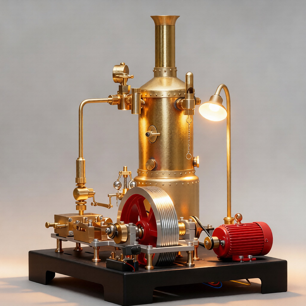 DIY Stationary Steam Mill -03