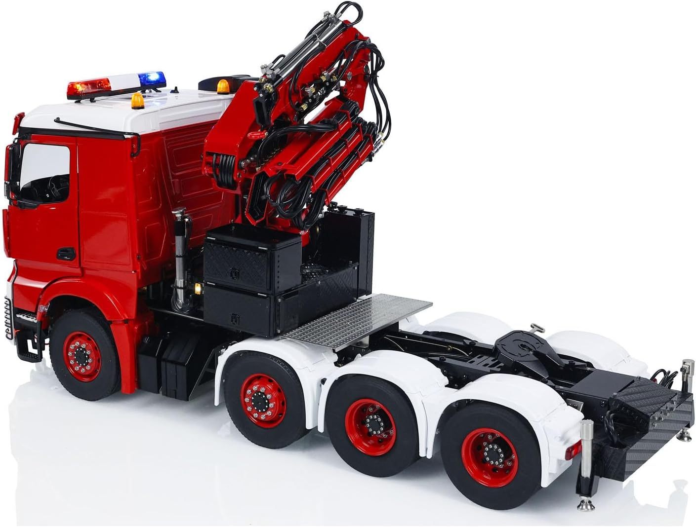 RC HOBBY LESU 8x8 1/14 RC Hydraulic Crane Tractor Truck 