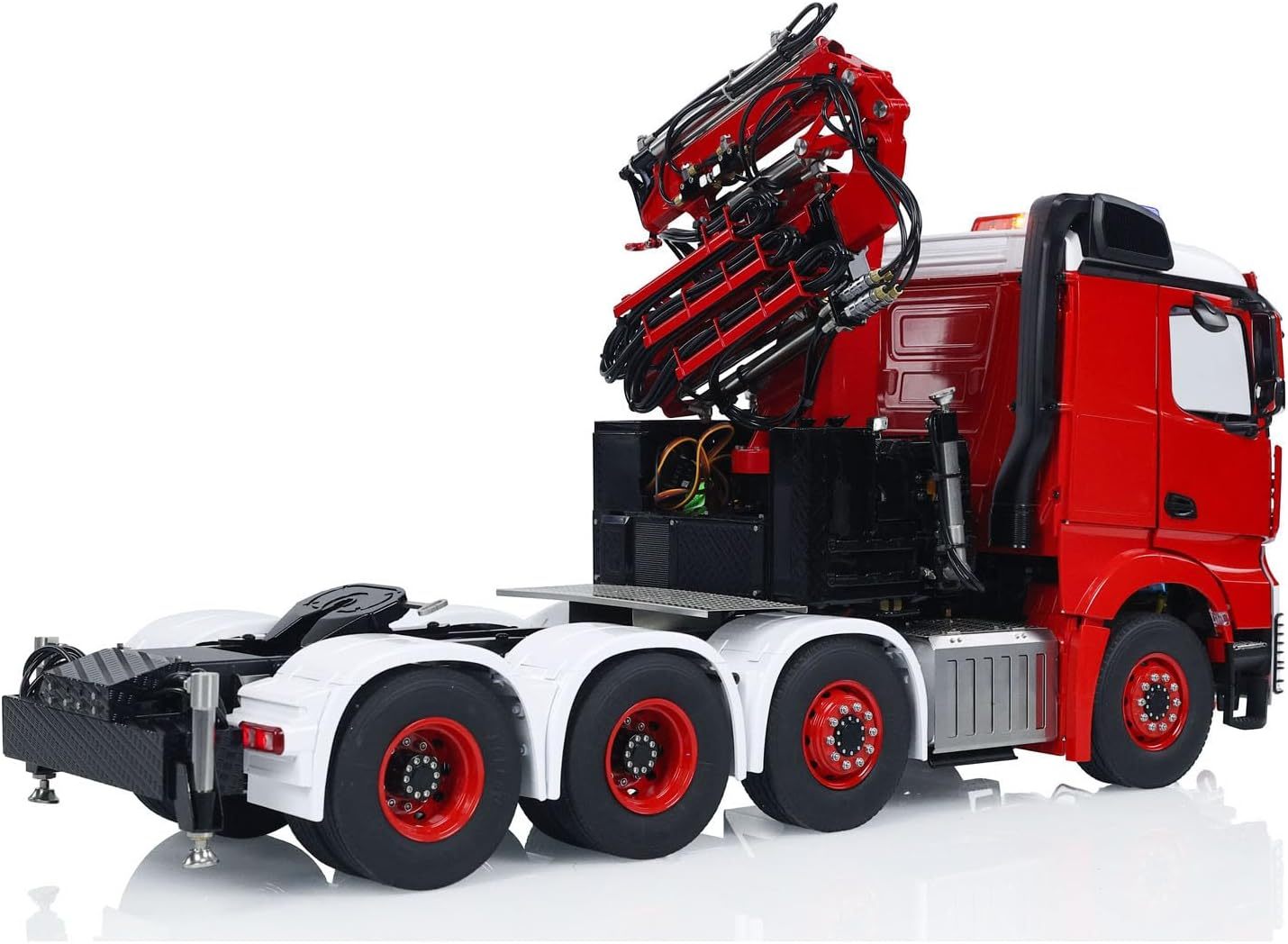 RC HOBBY LESU 8x8 1/14 RC Hydraulic Crane Tractor Truck 