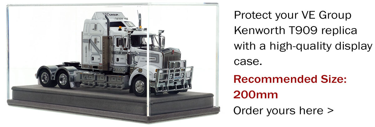 Recommended display case for Kenworth T909 Tandem Axle Tractor - VE Group AU