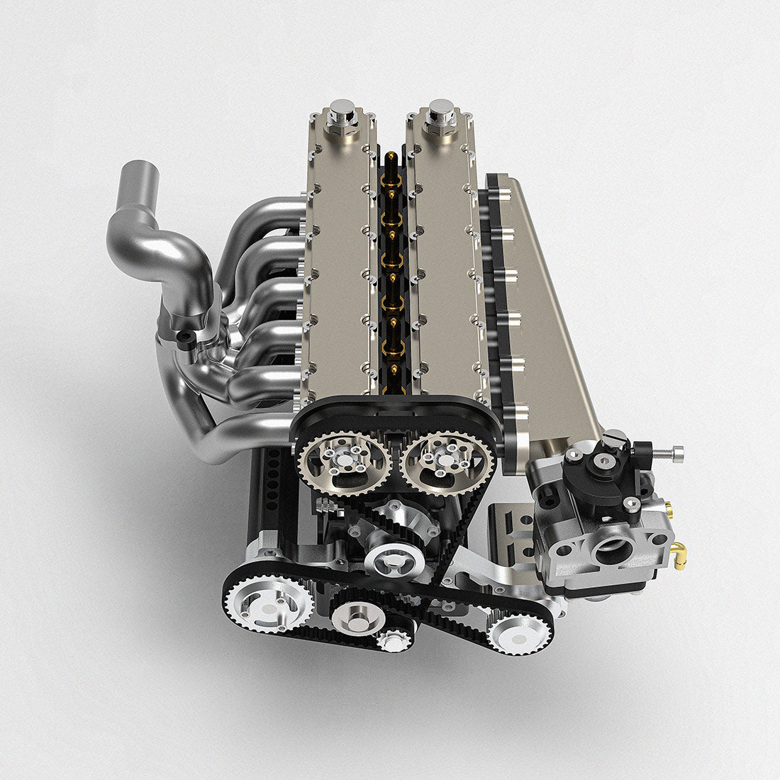  GS-L6 1/5 Scale 28CC Inline 6-Cylinder DOHC 4-Stroke Water-Cooled Gasoline IC Engine Model