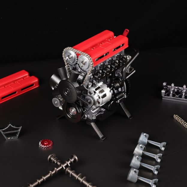 Turbocharged 4-Cylinder Engine Model Kit 