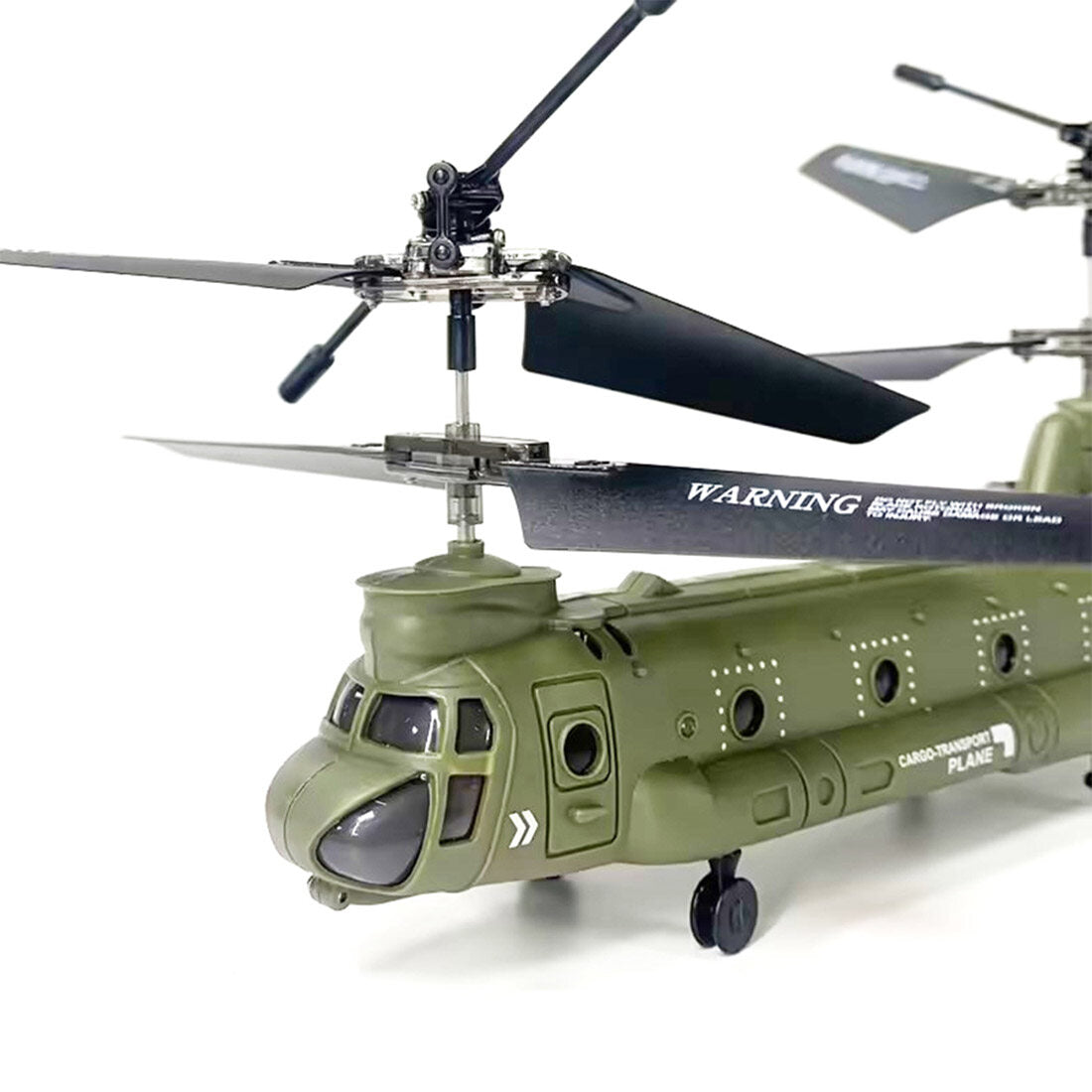 S026H Chinook Military Transport RC Helicopter 2.4G RC 3CH Dual-Rotor Military Aircraft Model RTF