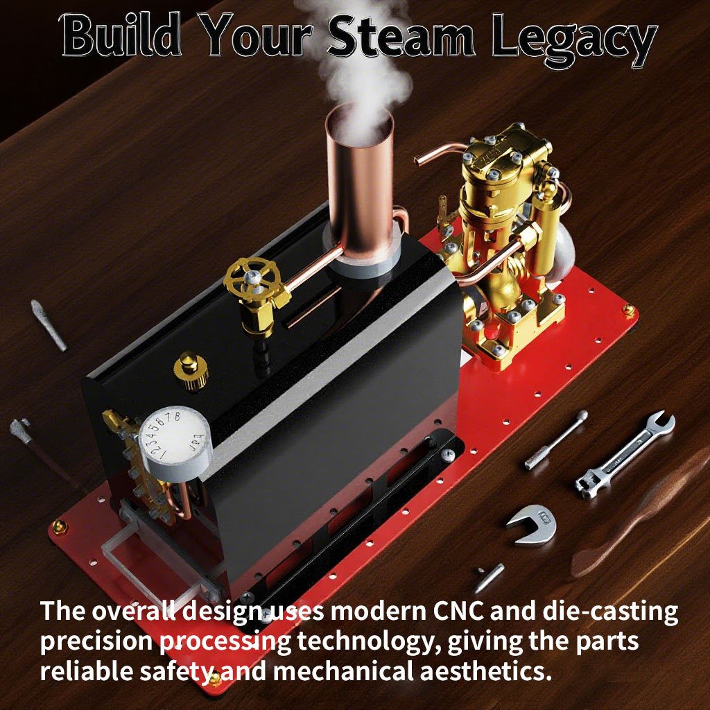 RW-BL1K Steam Engine and Boiler Model Kit