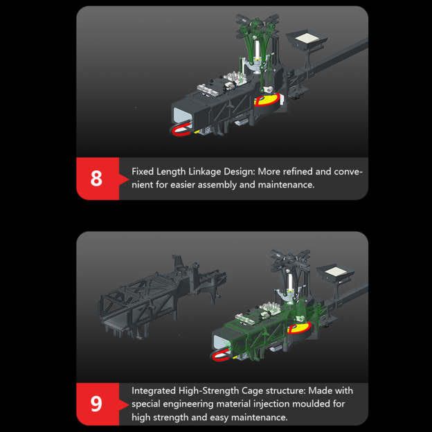  E2 UH-1Y 2.4G 6CH Dual Brushless Direct Drive RC Model 