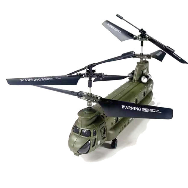 S026H Chinook Military Transport RC Helicopter 2.4G RC 3CH Dual-Rotor Military Aircraft Model RTF