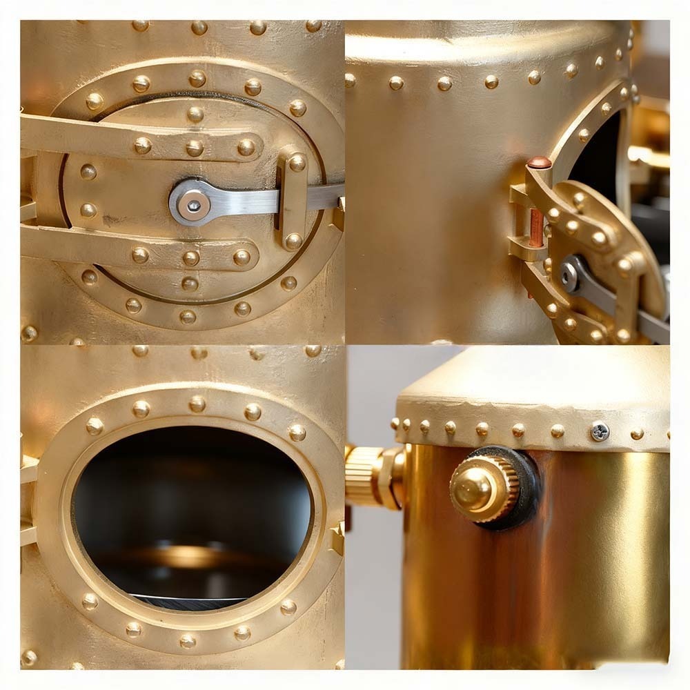 DIY Stationary Steam Mill -03