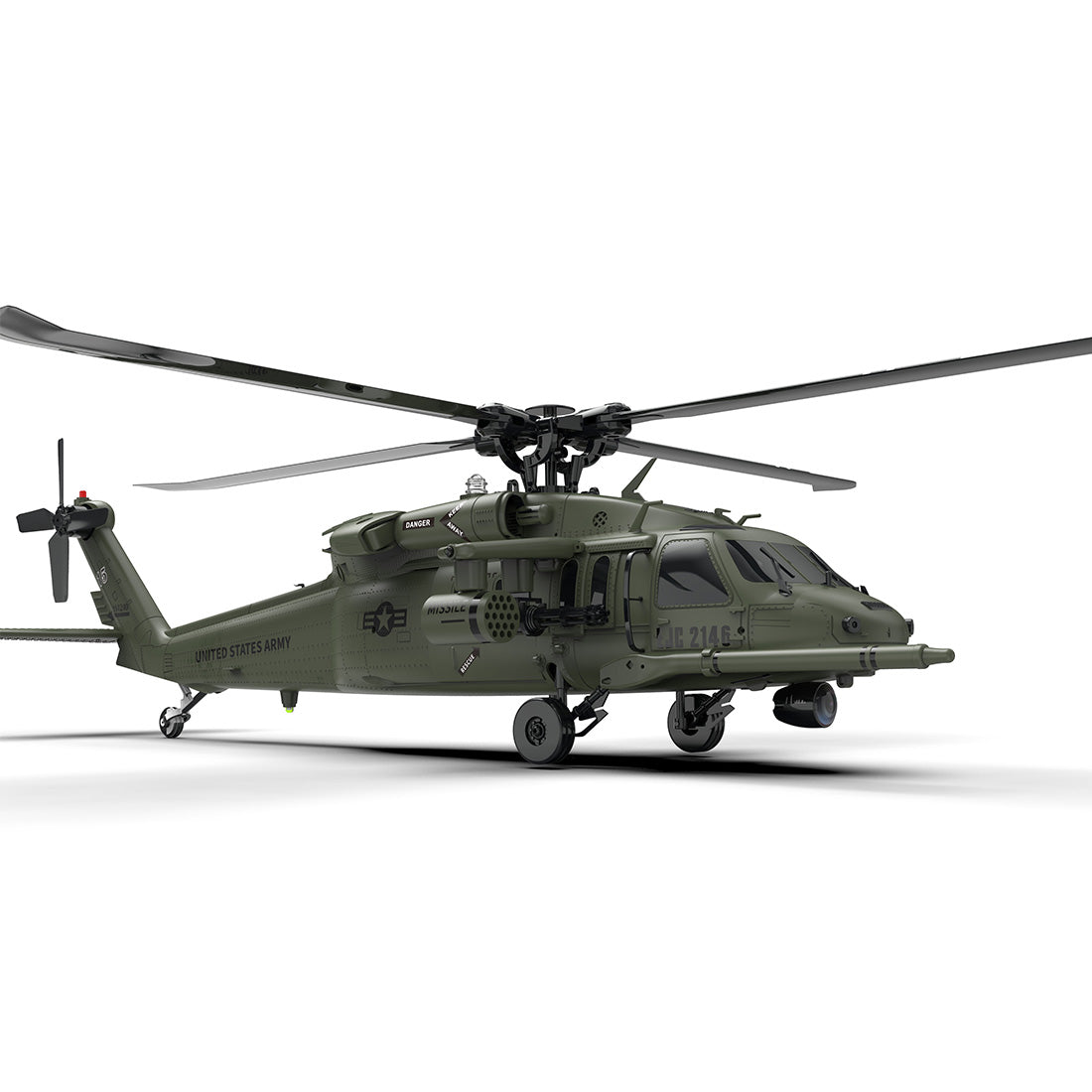  F09-V Blackhawk RC Helicopter 1/47 Scale 2.4G 6CH Dual Brushless Direct Drive Flybarless 6G/3D Stunt Model