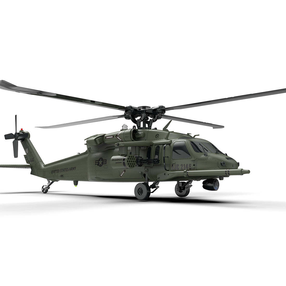  F09-V Blackhawk RC Helicopter 1/47 Scale 2.4G 6CH Dual Brushless Direct Drive Flybarless 6G/3D Stunt Model