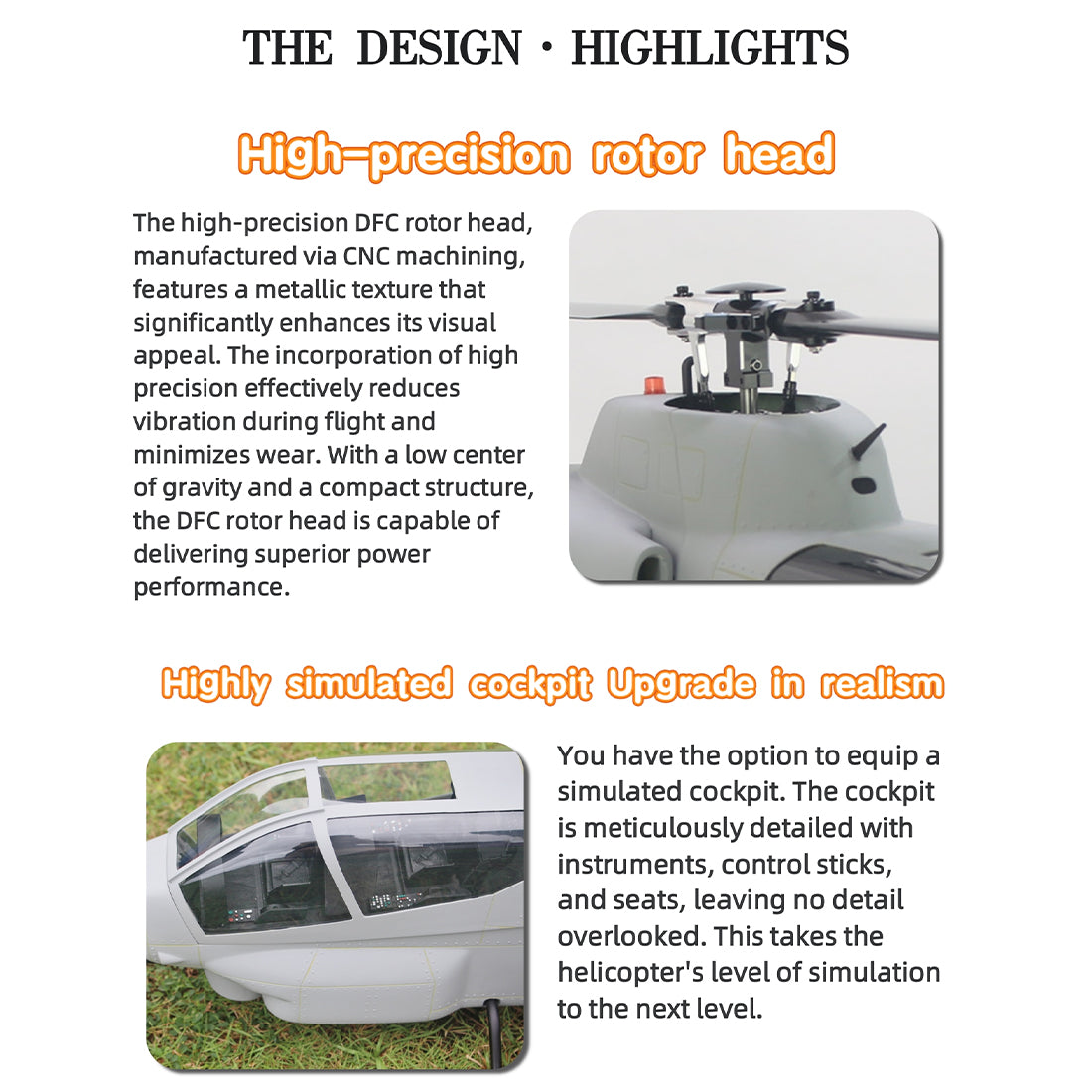 AH-1 Cobra 500-Class 2.4GHz 6CH Scale RC