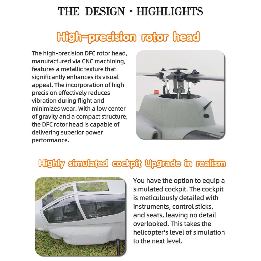  AH-1 Cobra 500-Class 2.4GHz 6CH Scale RC