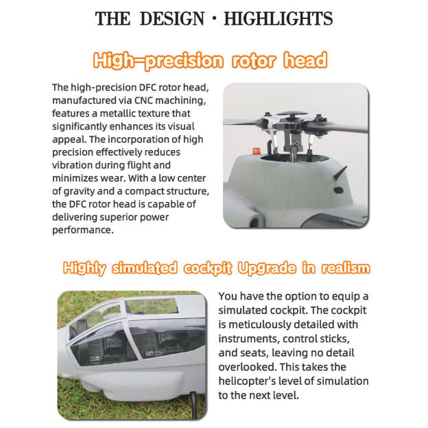  AH-1 Cobra 500-Class 2.4GHz 6CH Scale RC