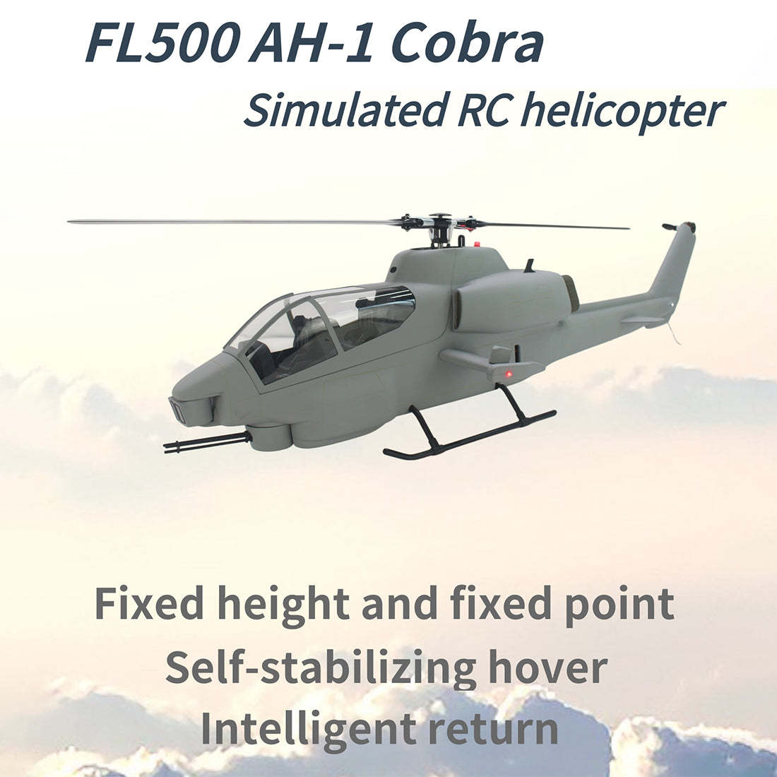  AH-1 Cobra 500-Class 2.4GHz 6CH Scale RC