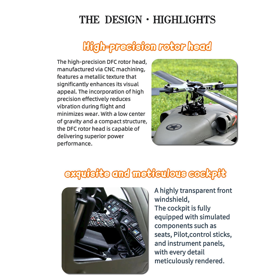 FLISHRC FL500 Black Hawk UH-60 500-Class 2.4GHz 6CH Scale RC 