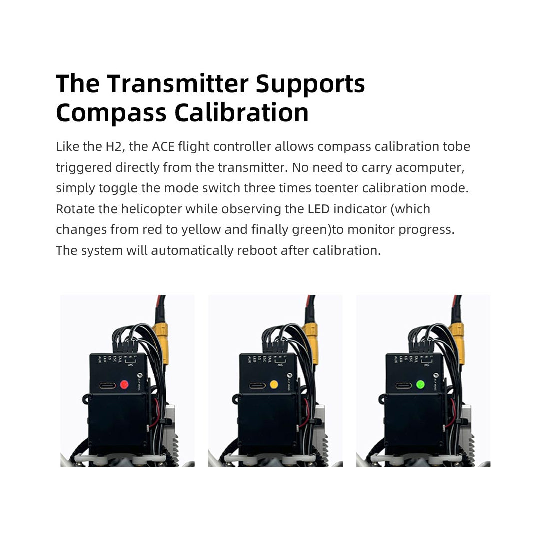 FLYWING Bell-206-V4 470-Class RC Helicopter Model 2.4G RC 6CH Electric Airplane with Model 1 & Model 2 Switchable(RTF Version)