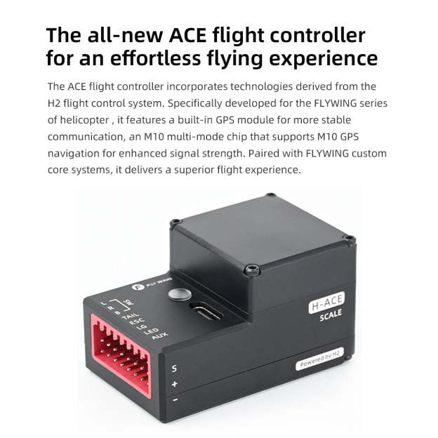 FLYWING Bell-206-V4 470-Class RC Helicopter Model 2.4G RC 6CH Electric Airplane with Model 1 & Model 2 Switchable(RTF Version)