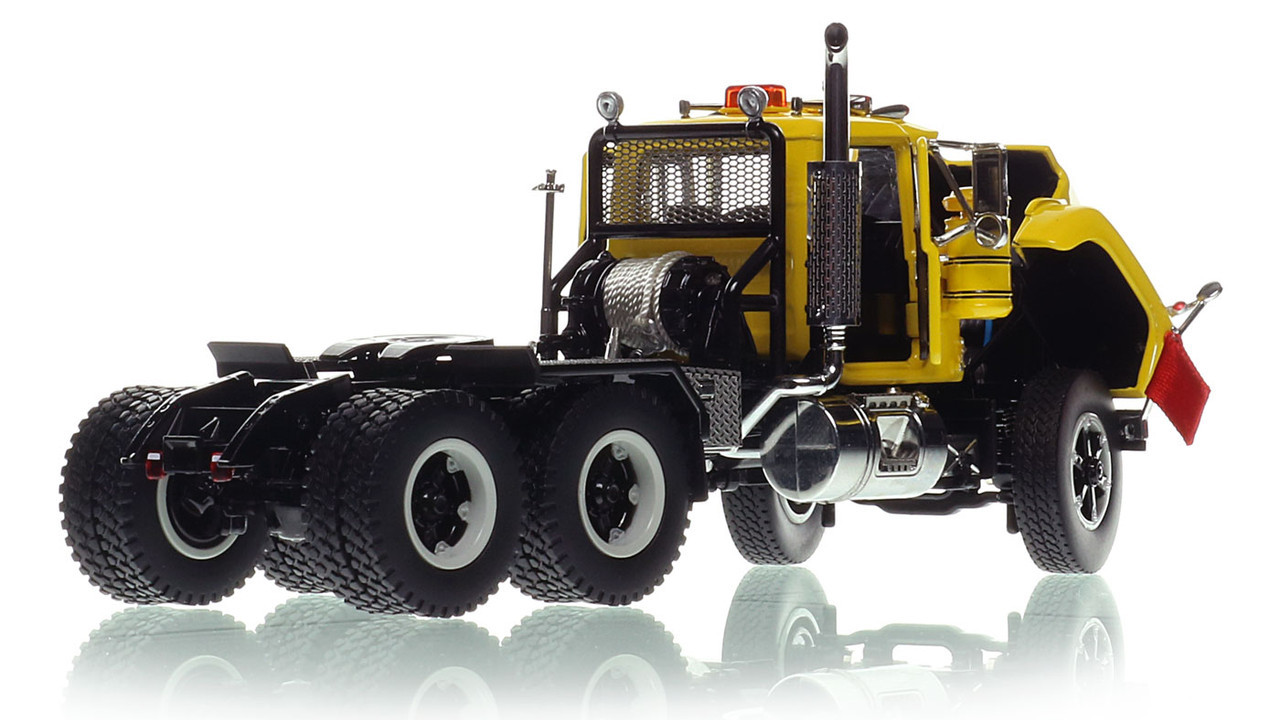 Mack R600 Tandem Axle Tractor - Yellow 1021 over Black