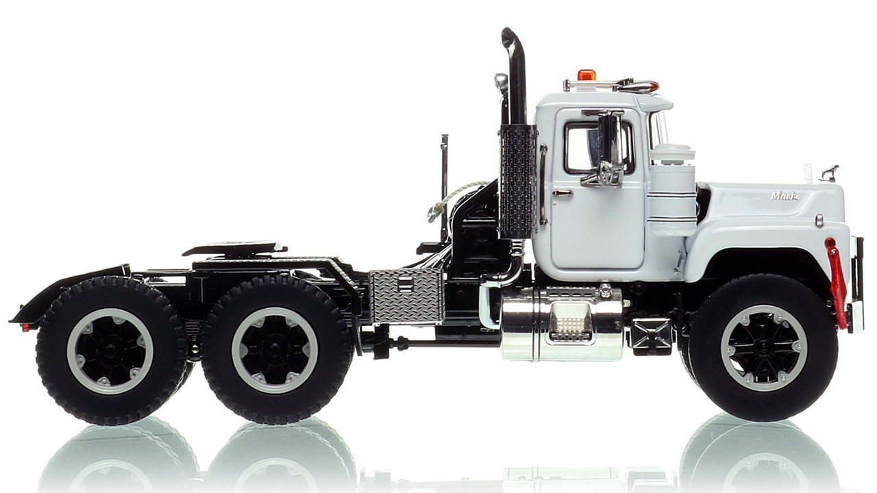 Mack R600 Tandem Axle Tractor - White over Black