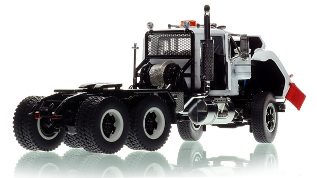 Mack R600 Tandem Axle Tractor - White over Black