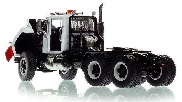 Mack R600 Tandem Axle Tractor - White over Black