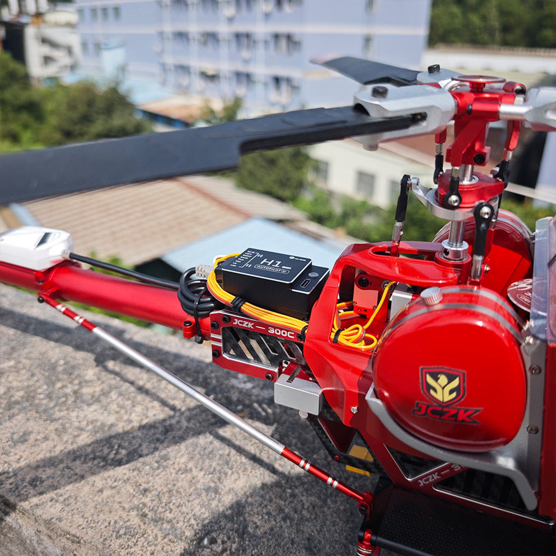 JCZK 300C PRO 2.4G 3-Blade Flybarless Alloy Realistic Schweizer RC Helicopter Mode