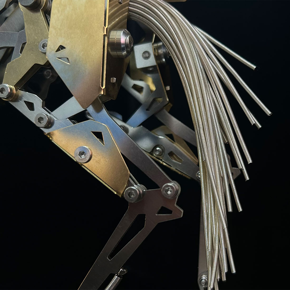 Mechanical Running Horse 3D Metal Puzzle