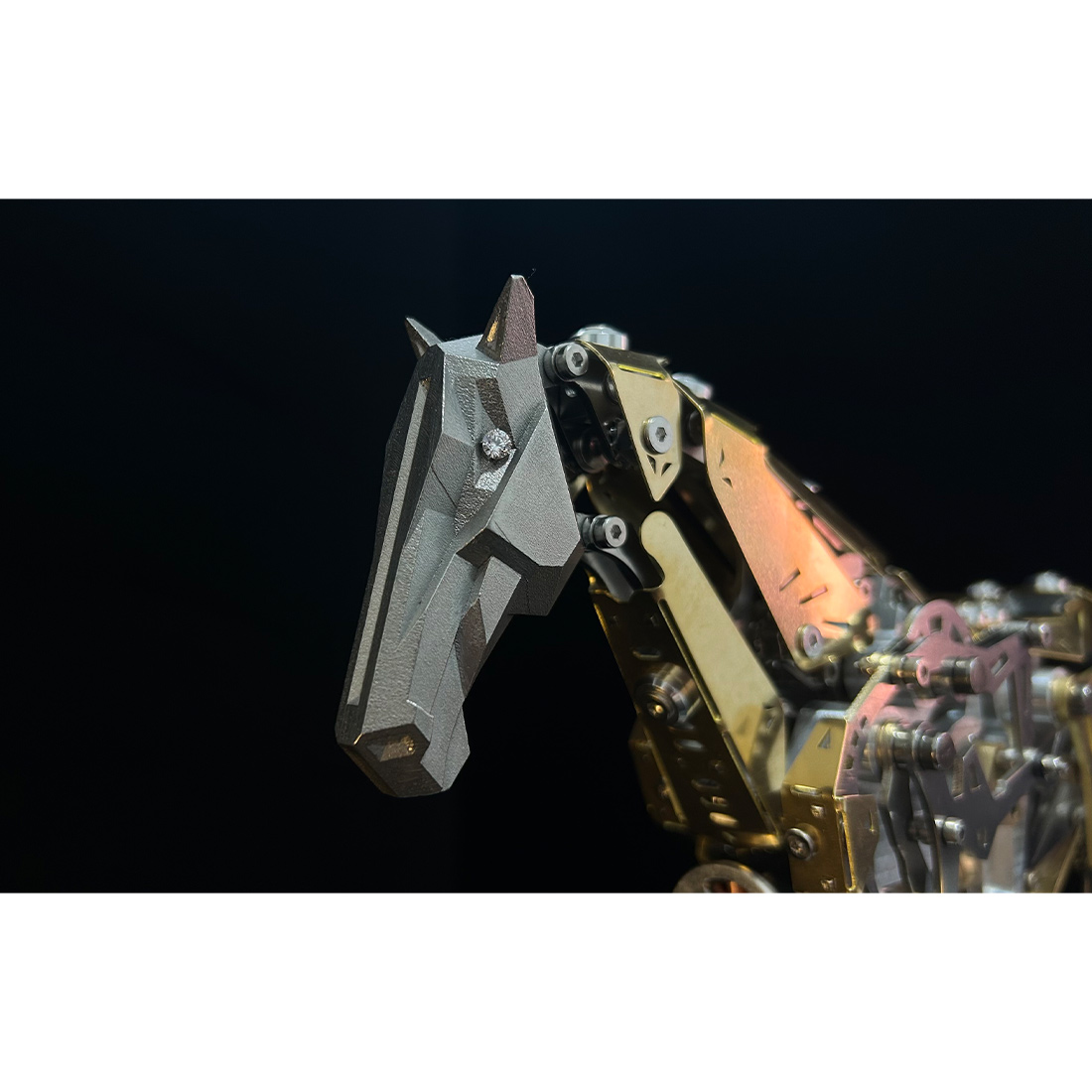 Mechanical Running Horse 3D Metal Puzzle