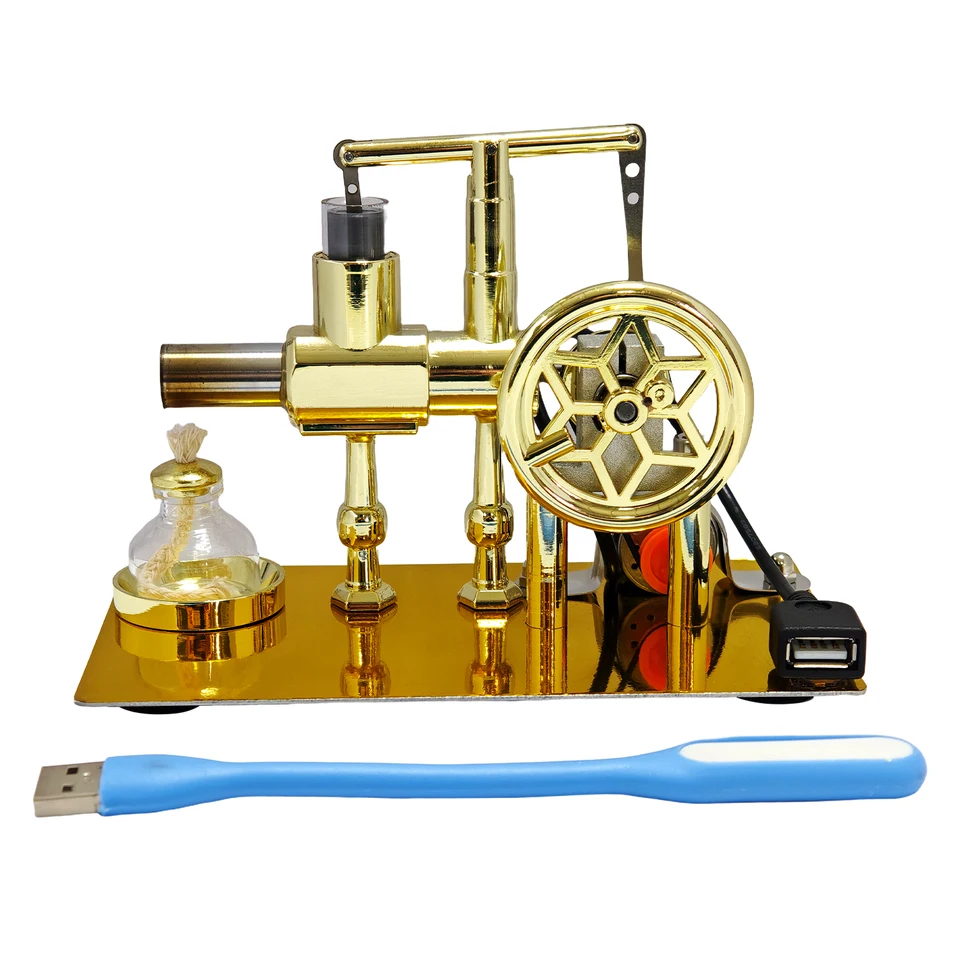 Hot Air Single Cylinder Stirling Engine Toy