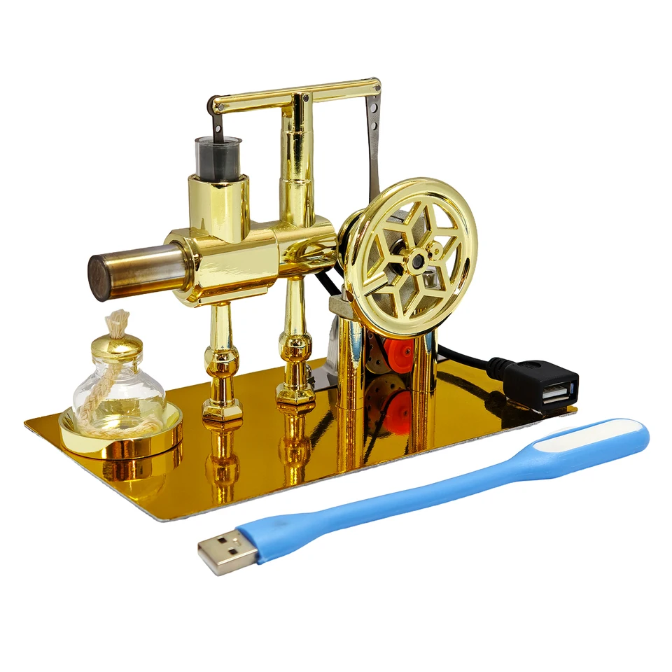 Hot Air Single Cylinder Stirling Engine Toy
