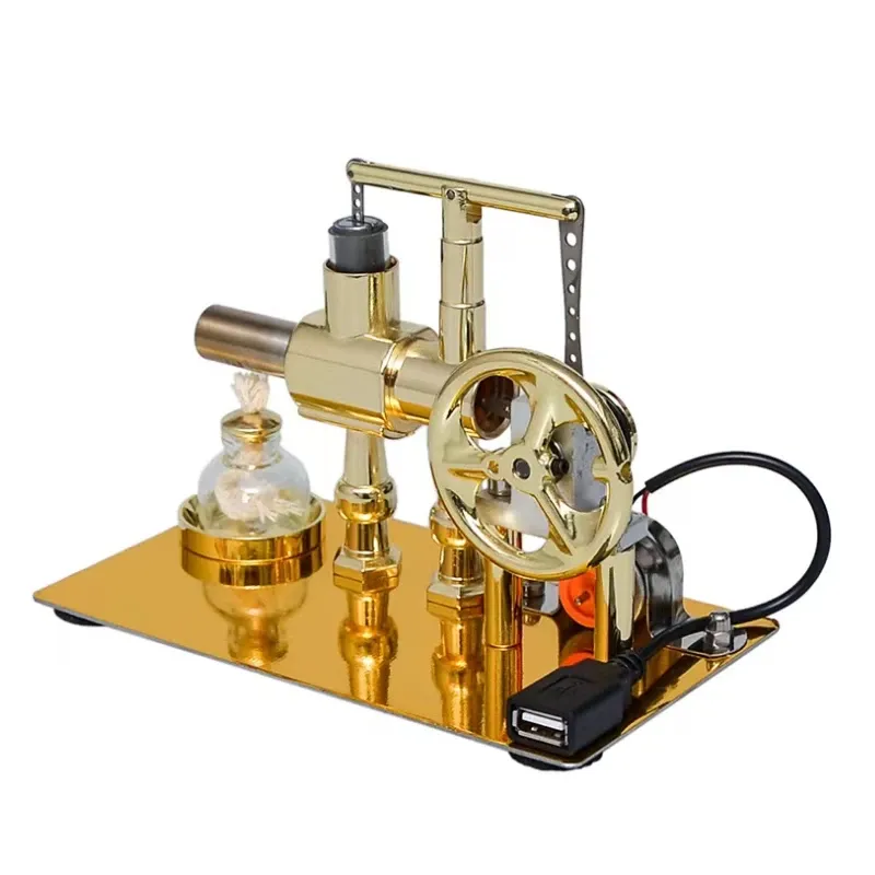 Hot Air Single Cylinder Stirling Engine Toy