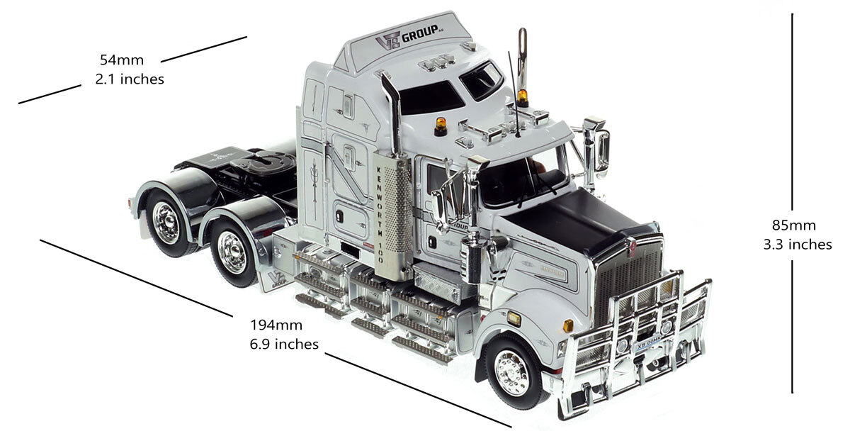 Dimensions of Kenworth T909 Tandem Axle Tractor - VE Group AU