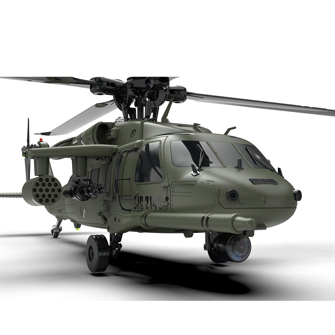  F09-V Blackhawk RC Helicopter 1/47 Scale 2.4G 6CH Dual Brushless Direct Drive Flybarless 6G/3D Stunt Model