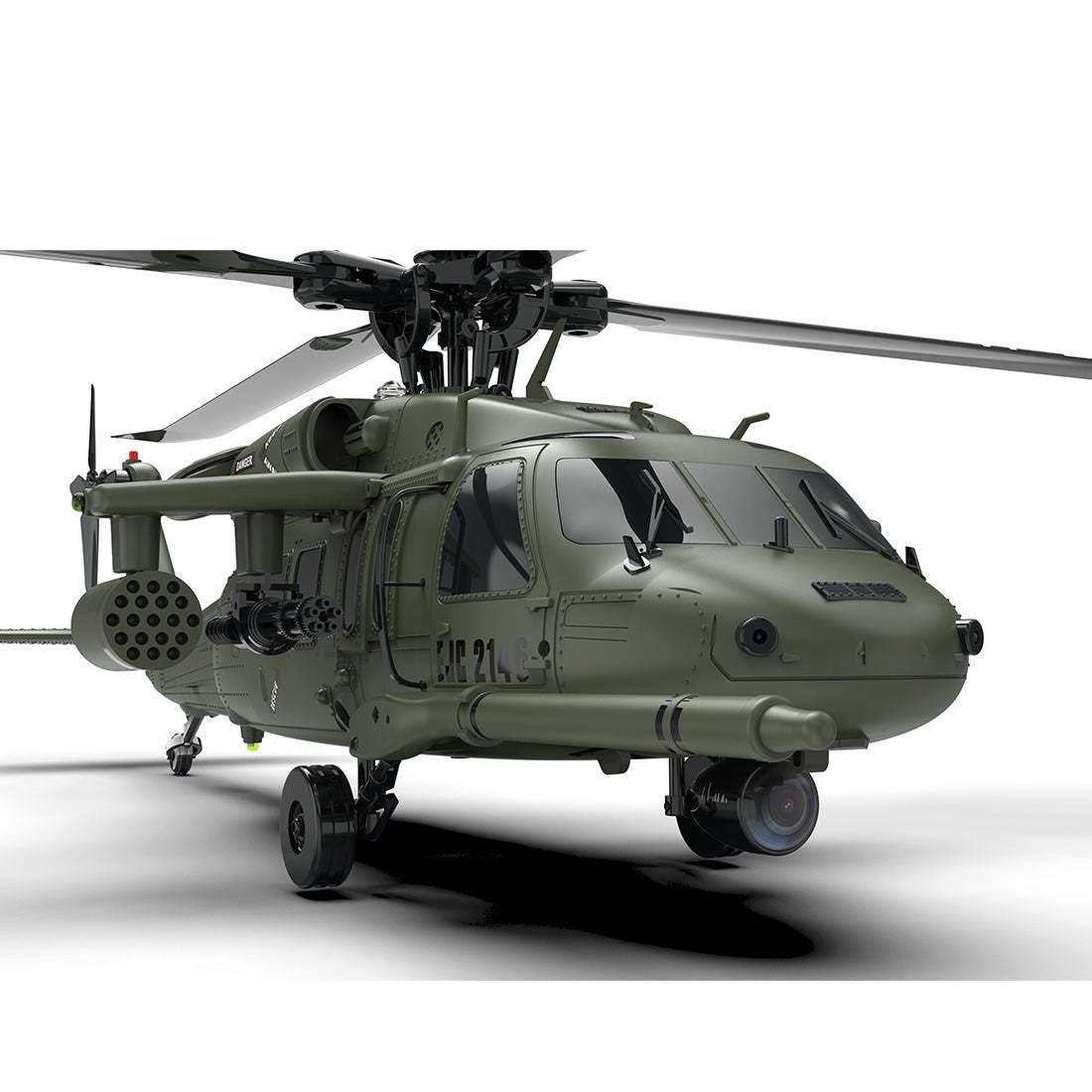 F09-V Blackhawk RC Helicopter 1/47 Scale 2.4G 6CH Dual Brushless Direct Drive Flybarless 6G/3D Stunt Model