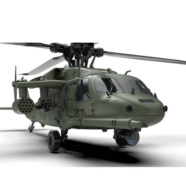  F09-V Blackhawk RC Helicopter 1/47 Scale 2.4G 6CH Dual Brushless Direct Drive Flybarless 6G/3D Stunt Model
