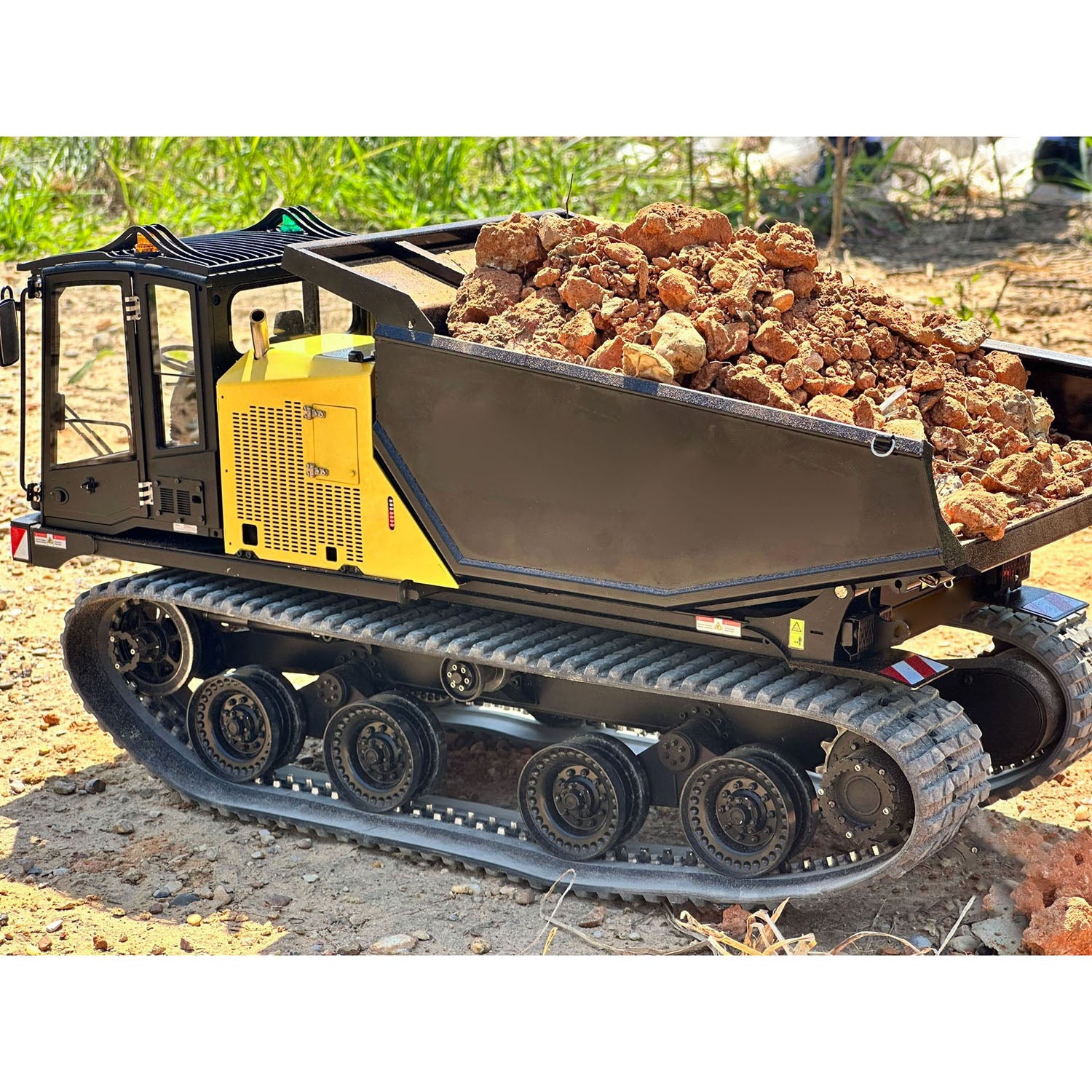 Super  T14R Panther RTR 1/14 RC Hydraulic Crawler Dump Truck 