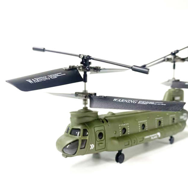 S026H Chinook Military Transport RC Helicopter 2.4G RC 3CH Dual-Rotor Military Aircraft Model RTF