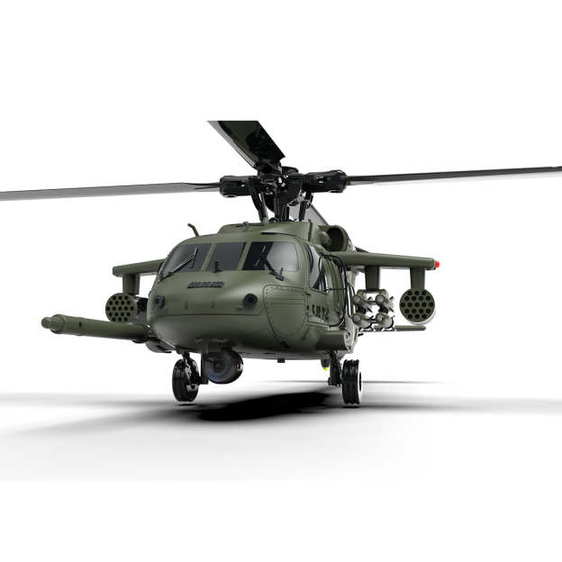  F09-V Blackhawk RC Helicopter 1/47 Scale 2.4G 6CH Dual Brushless Direct Drive Flybarless 6G/3D Stunt Model