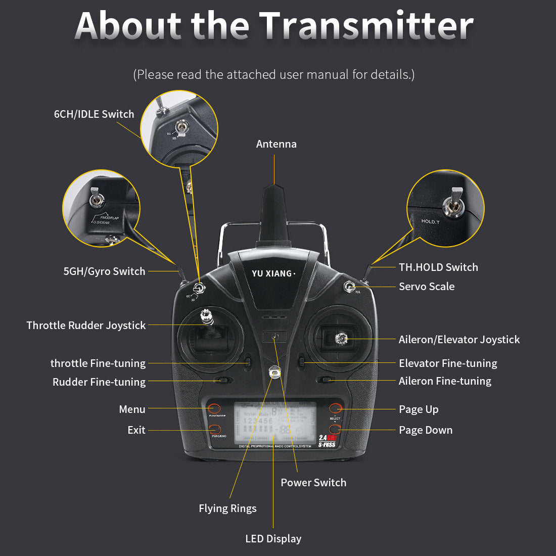  F09-V Blackhawk RC Helicopter 1/47 Scale 2.4G 6CH Dual Brushless Direct Drive Flybarless 6G/3D Stunt Model