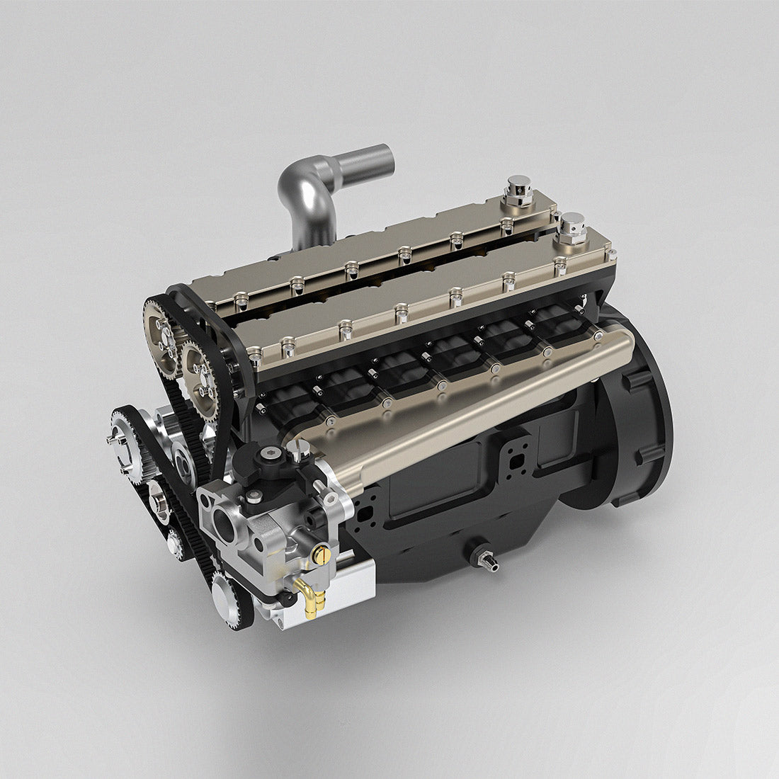  GS-L6 1/5 Scale 28CC Inline 6-Cylinder DOHC 4-Stroke Water-Cooled Gasoline IC Engine Model