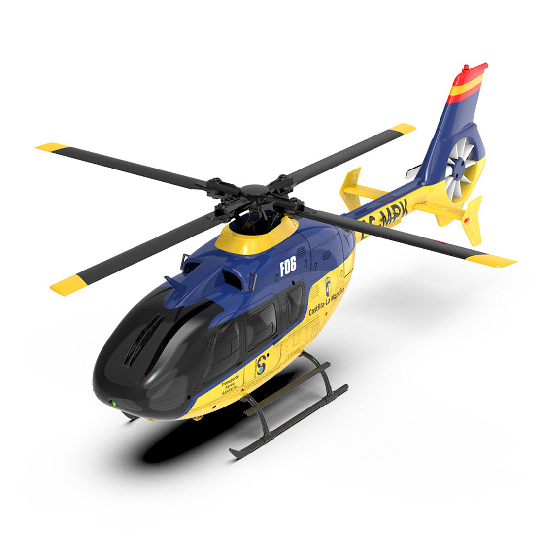  F06 1/36 Scale EC 135 2.4G 6CH Brushless Direct Drive RC Helicopter 3D/6G Flybarless RTF (mode1/mode2 switchable)