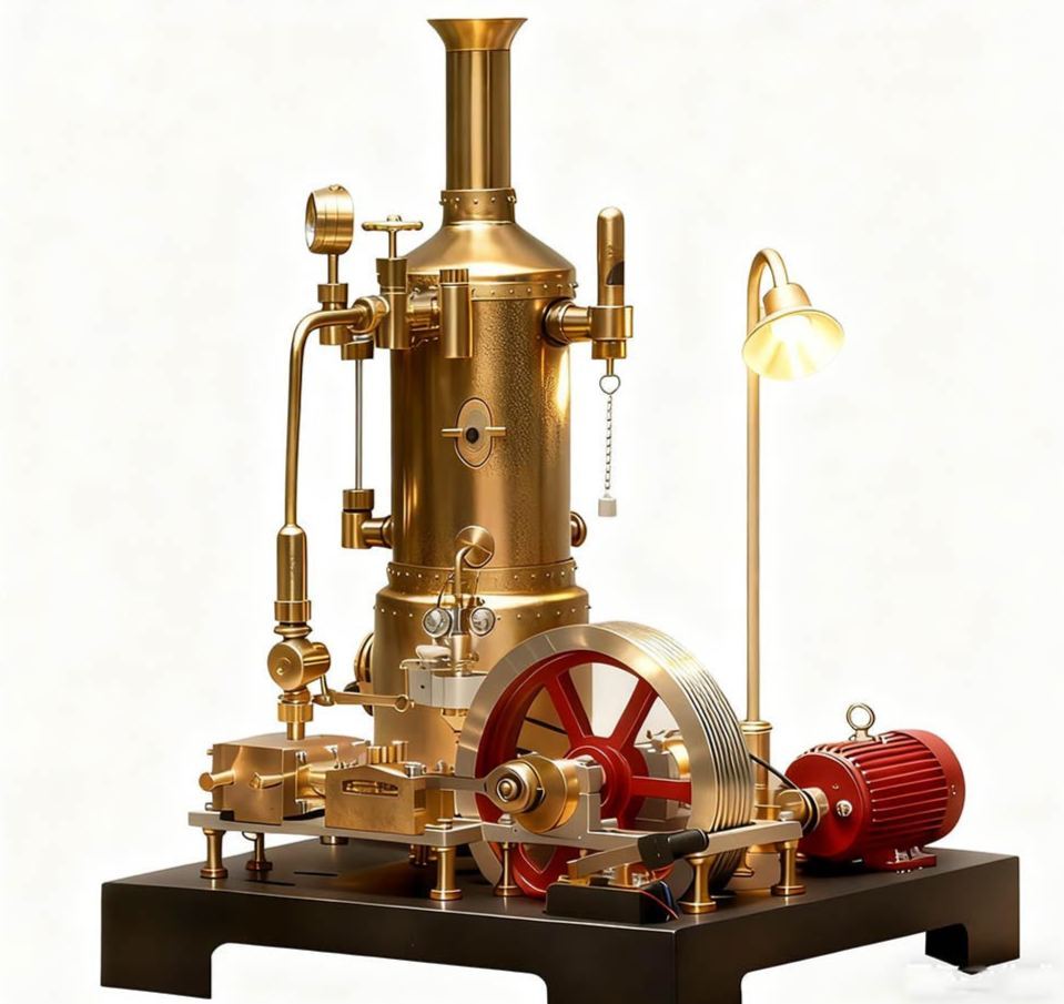 DIY Stationary Steam Mill -03