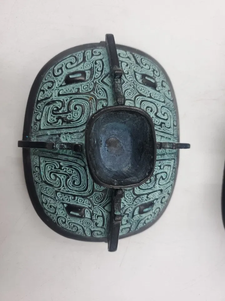 Chinese Reproduction Western Zhou Dynasty Bronze Ware Wine Vessel Beast Dragon