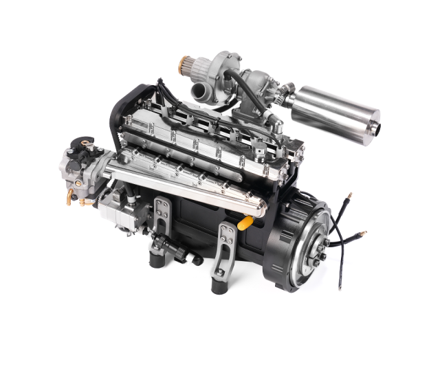  GS-L6 1/5 Scale 28CC Inline 6-Cylinder DOHC 4-Stroke Water-Cooled Gasoline IC Engine Model